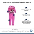 thumbnail image 5 of Textiel Trade Girl's Minnie Mouse Long Sleeve Pajama Set, 5 of 5