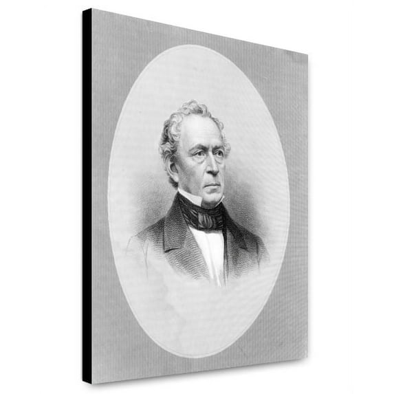 Canvas Print: Edward Everett, Head-And-Shoulders Portrait, Facing Right, 1862
