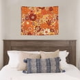 thumbnail image 5 of Bingfone Hippie Flower Tapestry Wall Hanging Decor For Living Room Bedroom Dorm Classroom Office Decor 29x37 Inch, 5 of 9