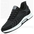thumbnail image 6 of Couple Men's Elevator Shoes Men's Casual Mesh Trainers Lightweight Breathable Lace Up Sports Shoes With Hidden Lift Heel For Men 10 Cm, 6 of 8