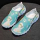 thumbnail image 3 of Rimocy - Zapatos de enfermera para mujer, zapatillas transpirables con estampado para mujer, zapatillas ligeras antideslizantes sin cordones, zapatillas deportivas informales de suela suave para mujer, 3 of 5