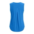 thumbnail image 3 of WDDDD Women‘s Workout Tank Tops Sleeveless Racerback Quick Dry Athletic Shirts Blue XXL, 3 of 6