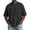 A18-Black, variant on Mens Short Sleeve Waffle Knit T Shirts Casual Round Neck Loose Fit Tops Breathable Summer Solid Color Tees