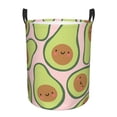 thumbnail image 2 of Goofa Cute Avocado Printed Circular Hamper,Laundry Basket with Handles,Storage Baskets Foldable,Large Capacity Laundry Hamper-Medium, 2 of 8