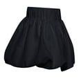 thumbnail image 5 of Ediodpoh Skirts for Women Solid High Waist Mini Skirt Summer Casual Sleeveless Romper Style Mini Skirts Black L, 5 of 8