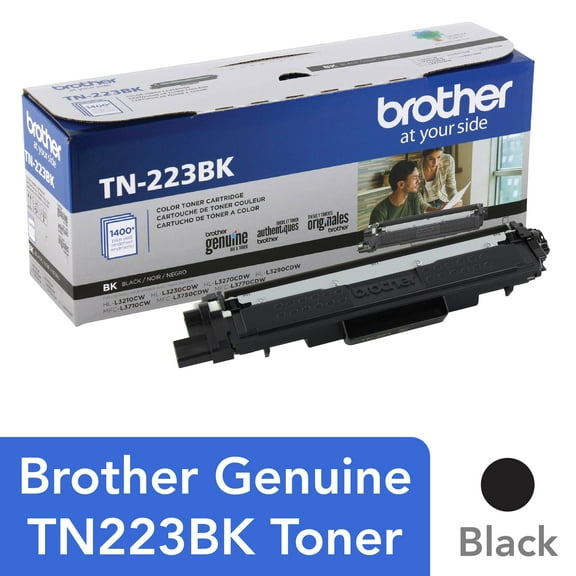 Brother Genuine TN-223BK Standard Yield Black Toner Cartridge