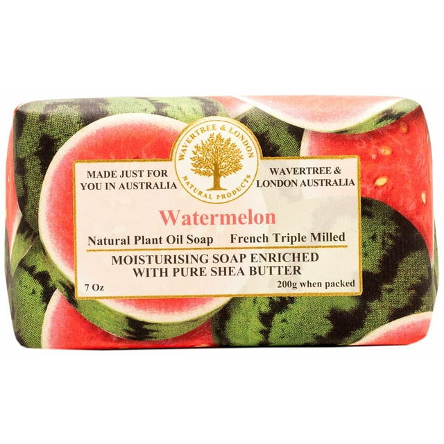 Wavertree and London Australian Natural Luxury Soap Bar 7 Ounces (Watermelon)