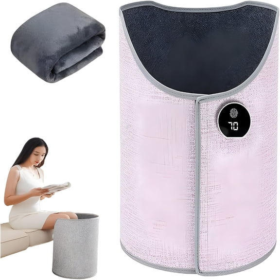 HIBIBUD 2026 New Under Desk Leg Warmer, 360° Fully Enclosed Leg & Foot Heater with 5 Speed Adjustment, Portable Office Heater for Under Desks & Blanket Warming