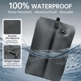 Sentryse 2-Pack Vacuum Bag for Travel, 16L TPU Vacuum Compression Bag ...