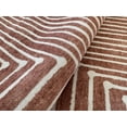 thumbnail image 3 of GLN Rugs Knidos - Contemporary, Machine Washable Area Rug - 2'6"x7' Beige Orange Home Carpet, 3 of 7