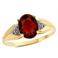 thumbnail image 2 of Star K � Oval 9x7 Genuine Garnet trillion miracle setting wide band Ring, 2 of 9