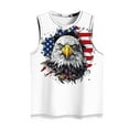 thumbnail image 4 of VKOYWKM Women's Tank Tops American Flag 4th of July Shirt Independence Day Graphic Tankts Sleeveless Loose Fit Crew Neck Patriotic Clothes, 4 of 4