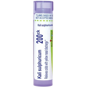 Boiron Kali Sulphuricum 200CK Homeopathic Single Medicine For Cough, Cold & Flu 80 Pellet