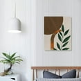 thumbnail image 4 of Nawypu  Mid-Century Boho Wall Art Geometric Forest Plant Leaf Nature Canvas Prints, Moon Botanical Desert Artwork Ready To Hang for Living Room Bedroom, 4 of 5