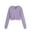 Purple, variant on MuXiKeJi Hoodies for Teen Girls Cropped Long Sleeve Zip Up Jacket Workout Hooded Sweatshirt Y2K Girls Cute Crop Coats Clothes