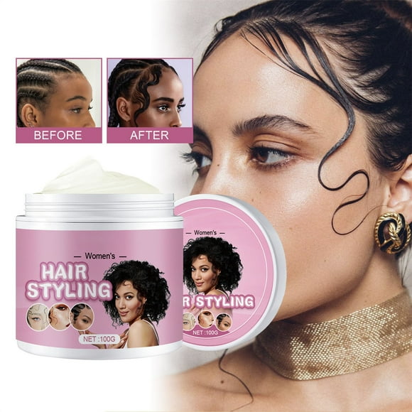DHALL Big Deals Women's Hair Styling Edge Control Hair Wax Styling Hair Wax Gel Modelling Finishing Hairstyle Pomade For Wigs Baby Hair Frizz Frizzy Hair Edge Control Hair For Home