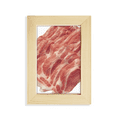 thumbnail image 1 of Steak Roll Raw Meat Food Texture Desktop Display Photo Frame Picture Art Painting 5x7 inch, 1 of 3