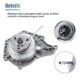 thumbnail image 3 of Coche Motor Agua Bomba 06E121016C para Audi A7 Quattro Q5 2013-2016, 3 of 7