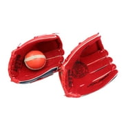 Shelter CBS2 Ensemble de gants et balles de baseball rouges pour enfants