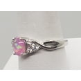 thumbnail image 5 of Size 10, Pink Fire Opal Topaz Sterling Silver Ring, 5 of 6
