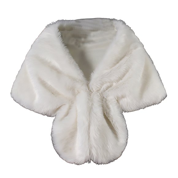 DPTALR Elegant Bridal Wedding Faux Long Shawl Stole Wrap Scarf