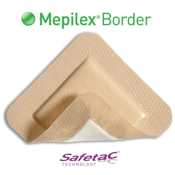 Mepilex Border SelfAdhesive Foam Dressings "4x4" by Molnlycke