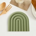 thumbnail image 5 of Silicone Trivet Mats - Heat Resistant Rainbow Pot Holders & Coasters - Non- Hot Pad for Kitchen Counter, Table, Dining - Thick Insulated Placemat Style for Pots, Pans & Mugs, 5 of 5