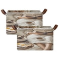 thumbnail image 3 of BZSMCE Collapsible Fabric Cube Storage Bins Girl and Cat Design Pattern Storage Box, 3 of 8