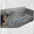 thumbnail image 6 of Mandala Soft Flannel Fleece Throw Blanket, Ethnic Dots and Shapes Forming Concentric Illusion in Different Earth Tones, Cozy Plush for Indoor and Outdoor Use, 60" x 80", Multicolor, by Ambesonne, 6 of 6