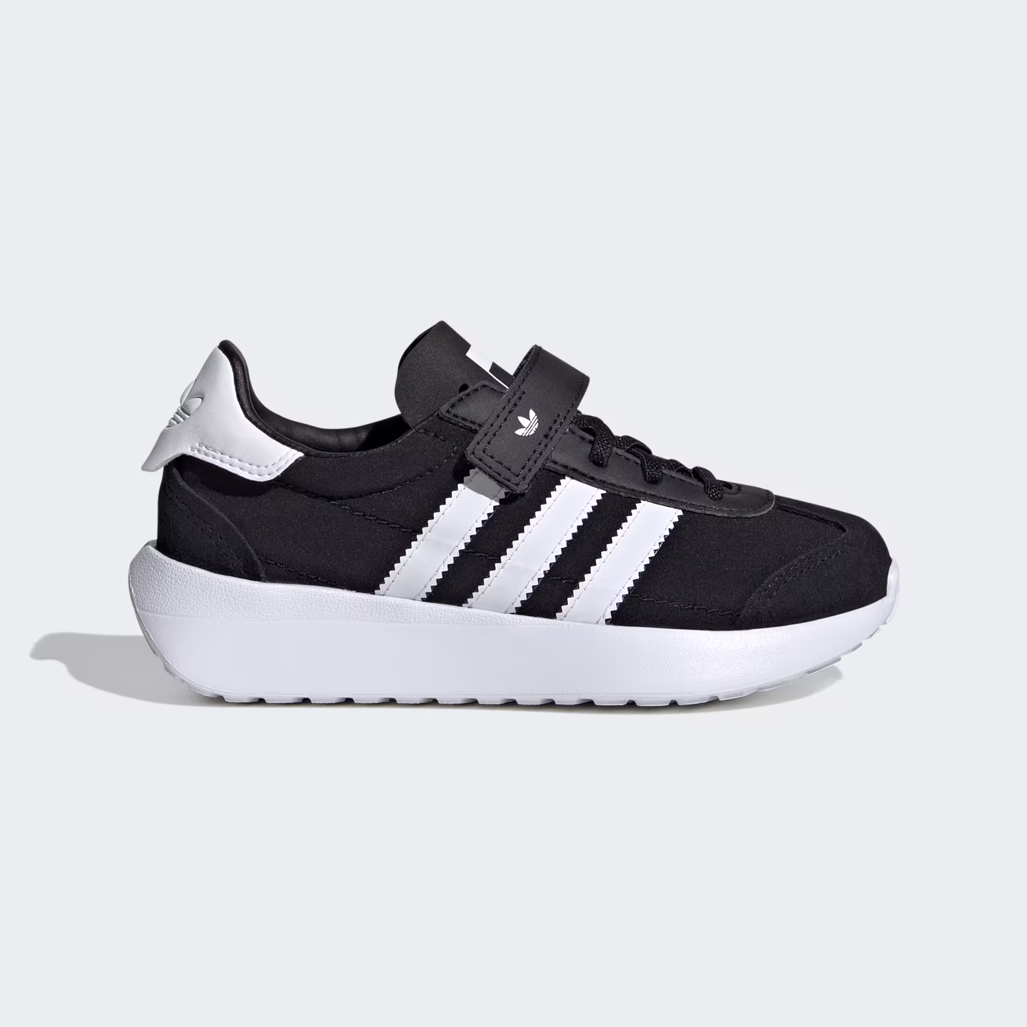 thumbnail image 1 of Tenis Adidas Country XLG Negro Niño Escolar con Velcro de Cuero, 1 of 5