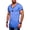 Blue, variant on BEHYPE Men's Basic T-Shirt Polo Muscle Tee Casual Tops MT-7102 (S,Black)