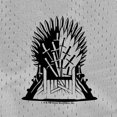 thumbnail image 5 of Game of Thrones Iron Throne Icon Mens Lined Mesh Shorts, Silver, X-Large, 5 of 6