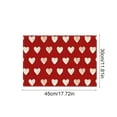 thumbnail image 3 of JoyMoreHome Valentine Day Theme Placemat, Easy to Clean, 11.8x17.7 Inch Decorative Placemat, for Holiday Party, Home Gathering, Diningroom, Kitchen, 3 of 6
