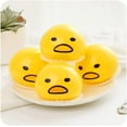 thumbnail image 4 of MINKUROW 4-Pack Cute Yellow Round Sucking and Vomiting Lazy Egg Yolk Vomiting Yolk Slime,Vomiting Egg Yolk,Prank Toys, 4 of 6