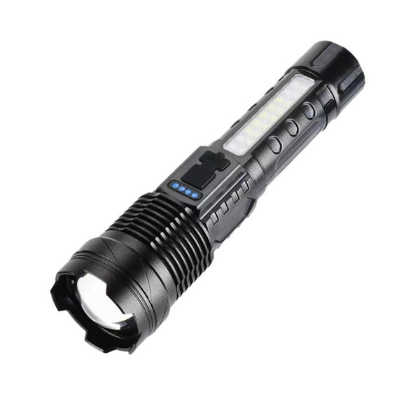 USB - Rechargeable 800 - Lux LED Flashlight with 7 Light Modes for Camping & Emergencies