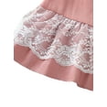 thumbnail image 5 of Little Girls Outfit, Sleeveless Hanging Neck Tops, Bell-bottomed Pants, 5 of 7