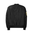 thumbnail image 5 of Ma Croix Men's Casual Padded Bomber Jacket with Military Patches Lightweight Skinny Fit, 5 of 6