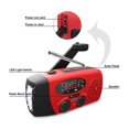 thumbnail image 3 of Multifunctional Solar Hand Crank Radio FM AM WB Weather Radio 2000mAh USB Charging Emerncy LED Flashlight Power Ban ,Handy Bright, 3 of 4