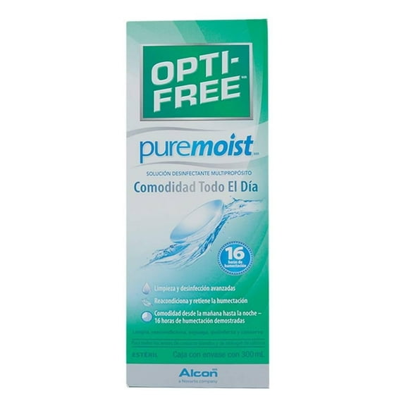 Opti-free Alcon puremoist solución desinfectante 300 ml