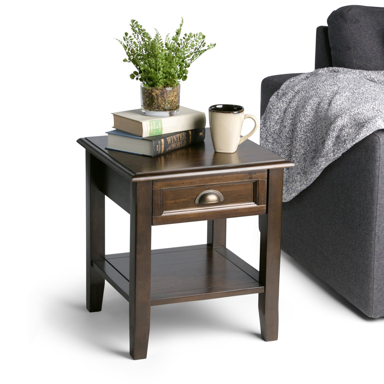 Simpli Home Burlington End Side Table