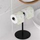 thumbnail image 3 of Hand Towel Holder Stand, L Shape Hand Towel Rack, Stable Free-Standing Towel Bar, Small Towel Ring, 3 of 5
