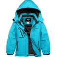 thumbnail image 1 of Girl's Waterproof Ski Snow Jacket Fleece Windproof Winter Jacket with Hood, 1 of 7
