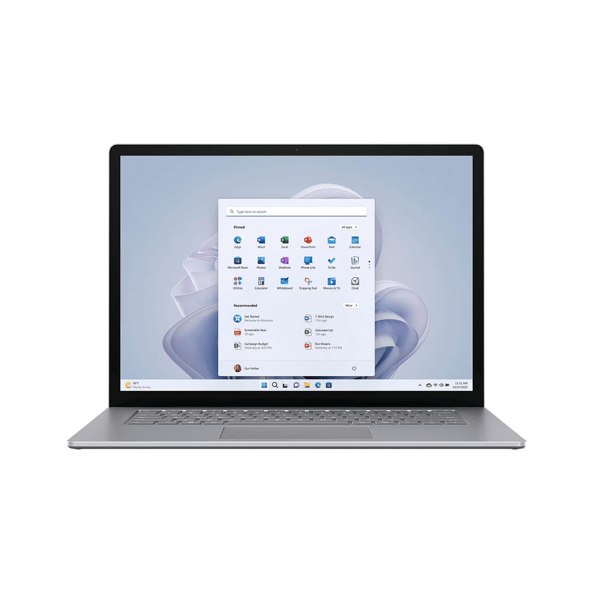 Microsoft Surface Laptop 5 - 13.5" Touchscreen - Intel Core i7-1255U - 16GB RAM - 512GB SSD - Windows 11 Home - Intel Evo Platform - RBG-00001 - Platinum