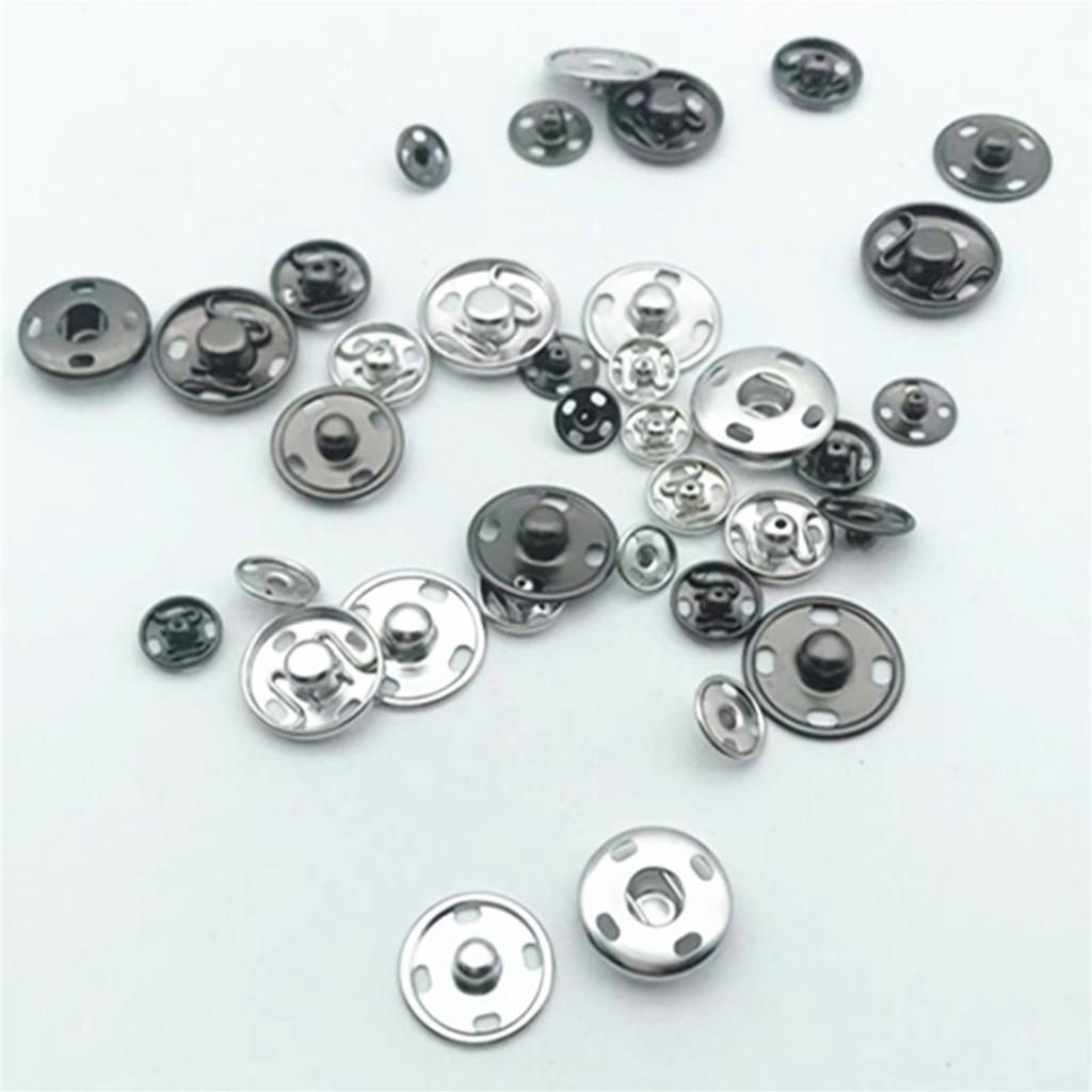 Steel Snaps S 50 Sets 10mm Metal Snaps – Stainless Steel For Sewing & Crafting ...