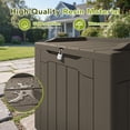 thumbnail image 6 of Homall 2PCS 31 Gallon Outdoor Deck Box In Resin with Seat, 6 of 7