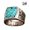 D, variant on Turquoise Ring Lihuang Bohemia Carved Retro Fashion Jewelry for Men and Women - Stylish Accessory