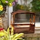 thumbnail image 1 of Window Bird Feeder, Metal Bird Feeder with Outdoors Hanging Chain, Bird Feeders for Outside Wild Birds, 1 of 5