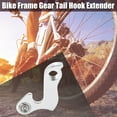 thumbnail image 2 of Universal Bicycle Rear Derailleur Hanger Extender Bike Gear Tail Hook Silver Tone, 2 of 5