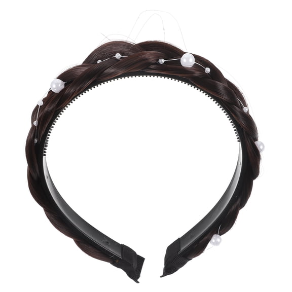 Tineasur Hollow Braided Headband for Casual Wear in Black with Comfortable to Wear 1Pcs