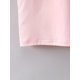 thumbnail image 4 of Camiseta de verano para niña con estampado de lazo rosa - Manga corta informal, cuello redondo, mezcla de algodón suave, fácil cuidado, 4 of 5